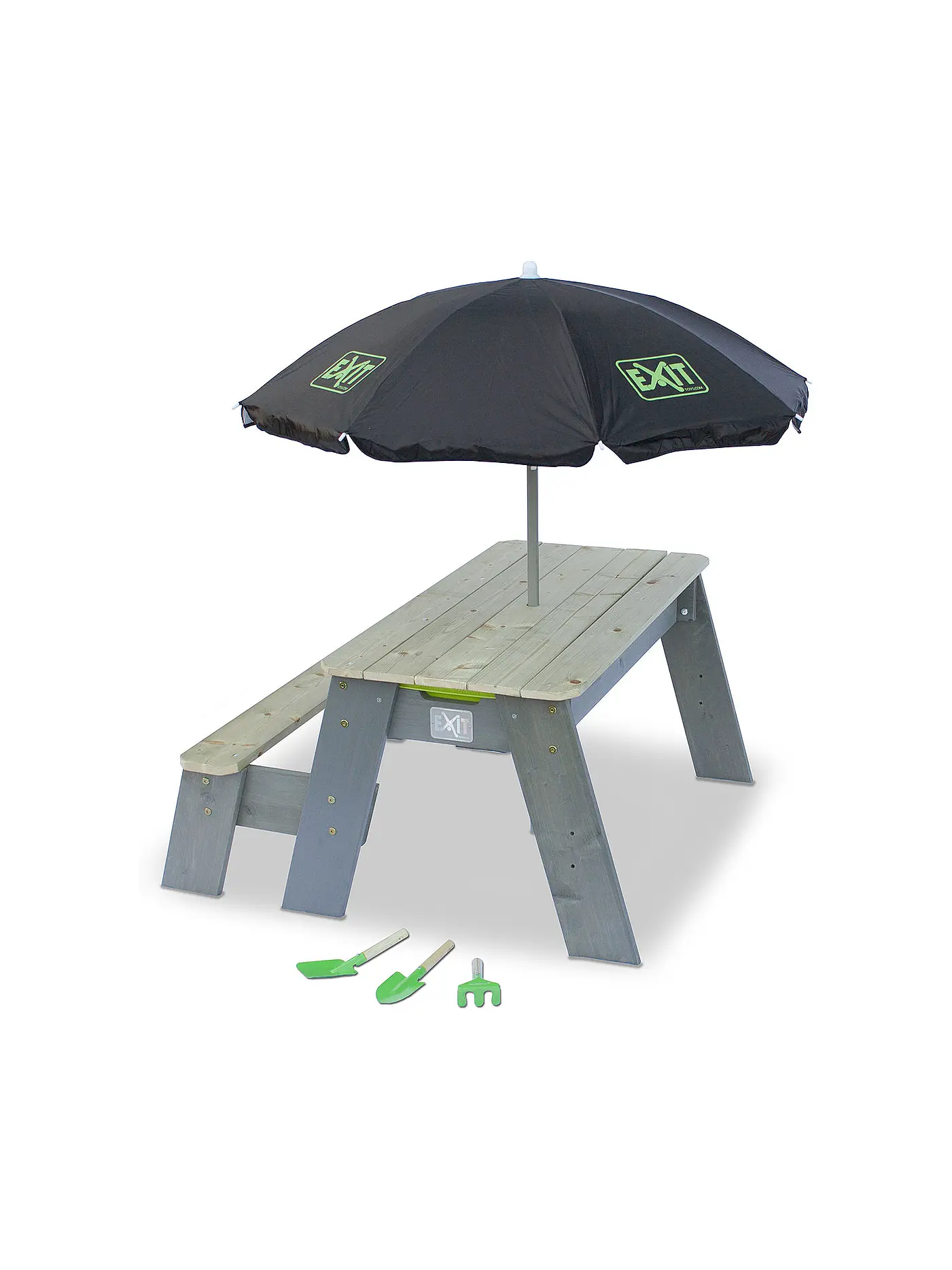 EXIT TOYS | Aksent Sand-, Wasser- und Picknicktisch L Deluxe | 
